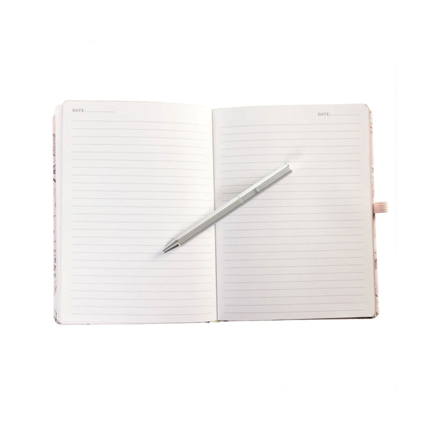 Journal recouvert de tissu avec stylo - L'Orange