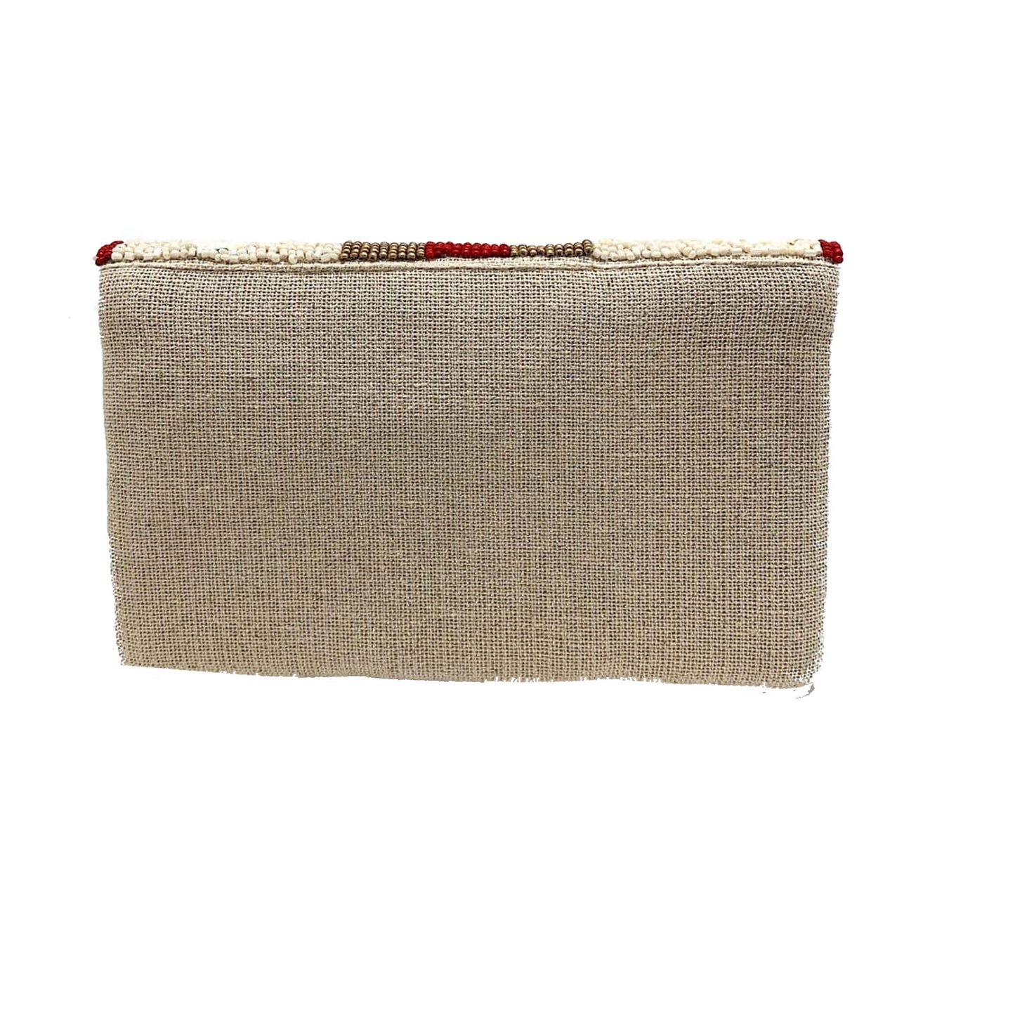 Mini pochette perlée Floral Elegance