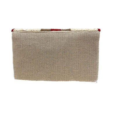 Mini pochette perlée Floral Elegance