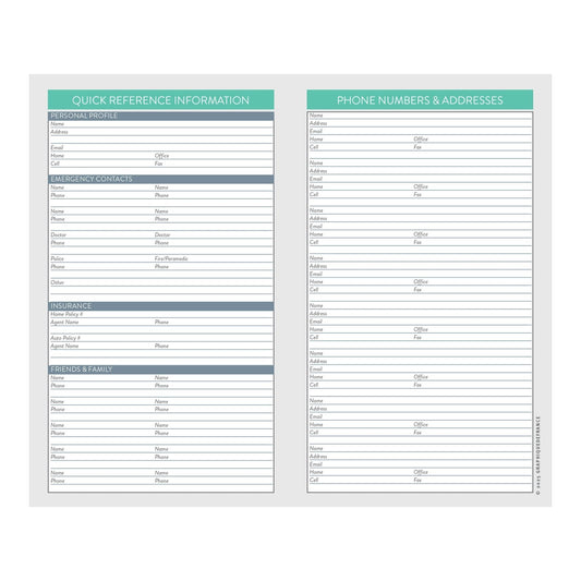 Florentine 2 - Year Pocket Planner - Papergoods - shop_name