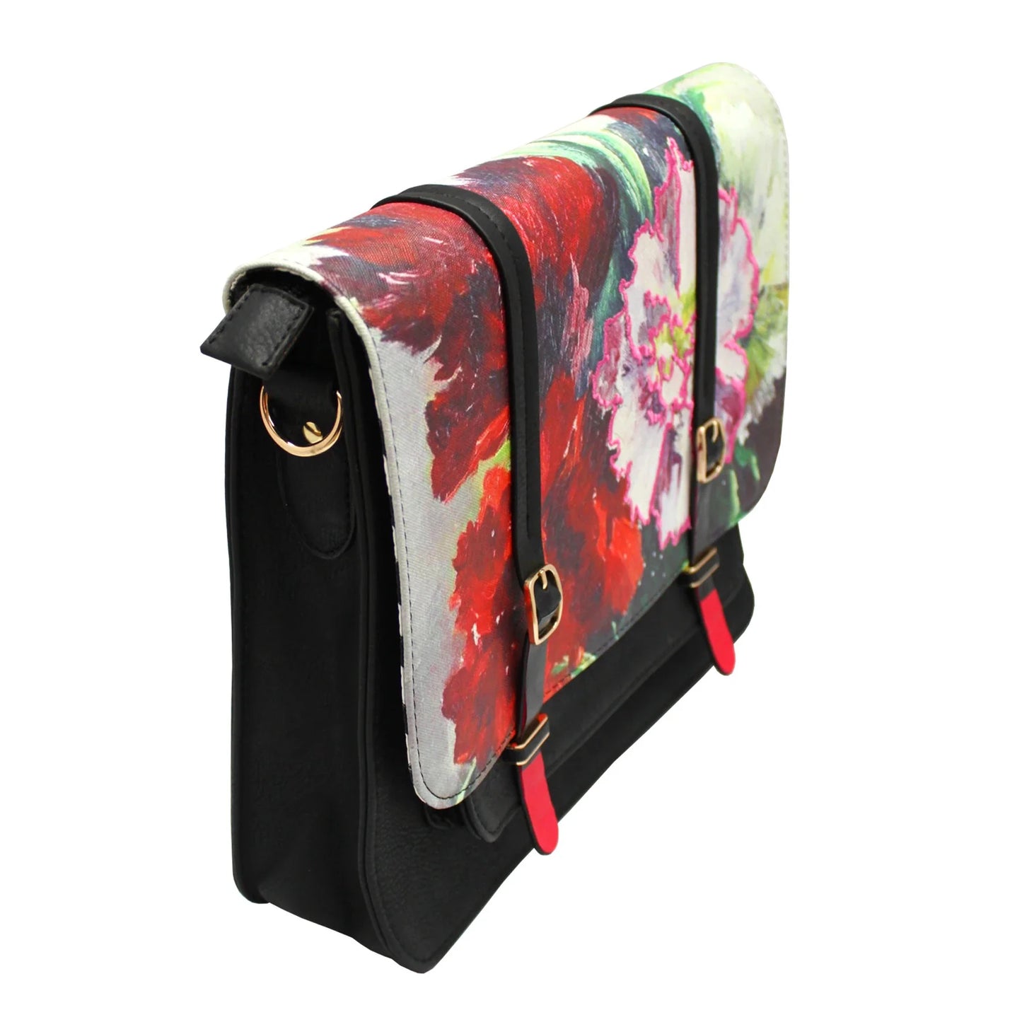 Framed Satchel Messenger Bag