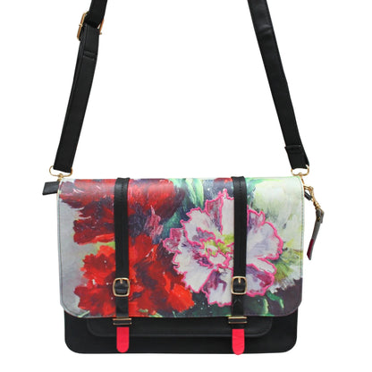 Framed Satchel Messenger Bag
