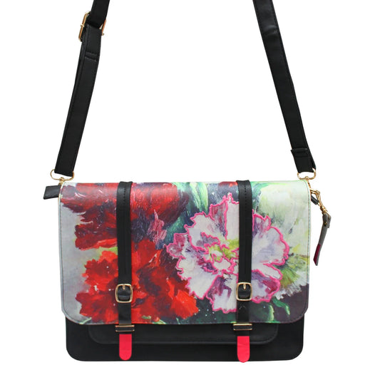 Framed Satchel Messenger Bag