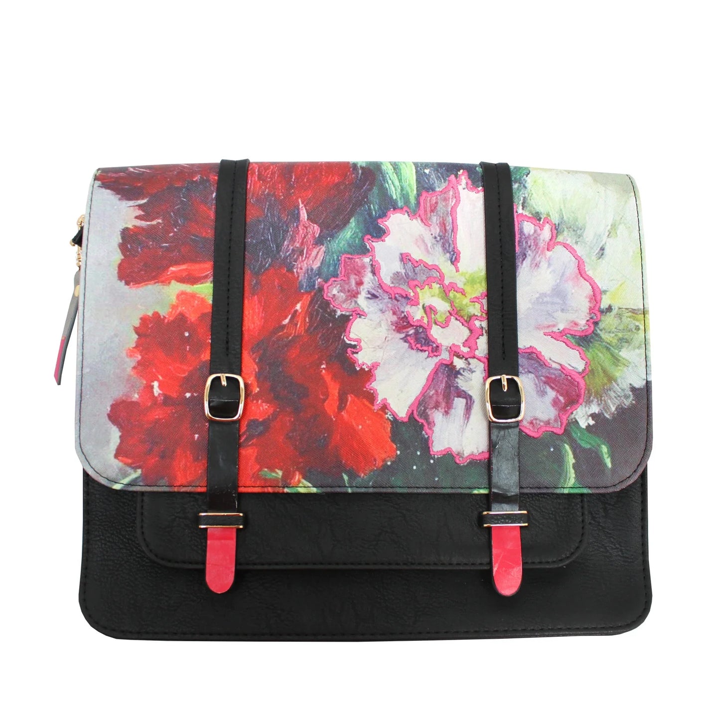 Framed Satchel Messenger Bag