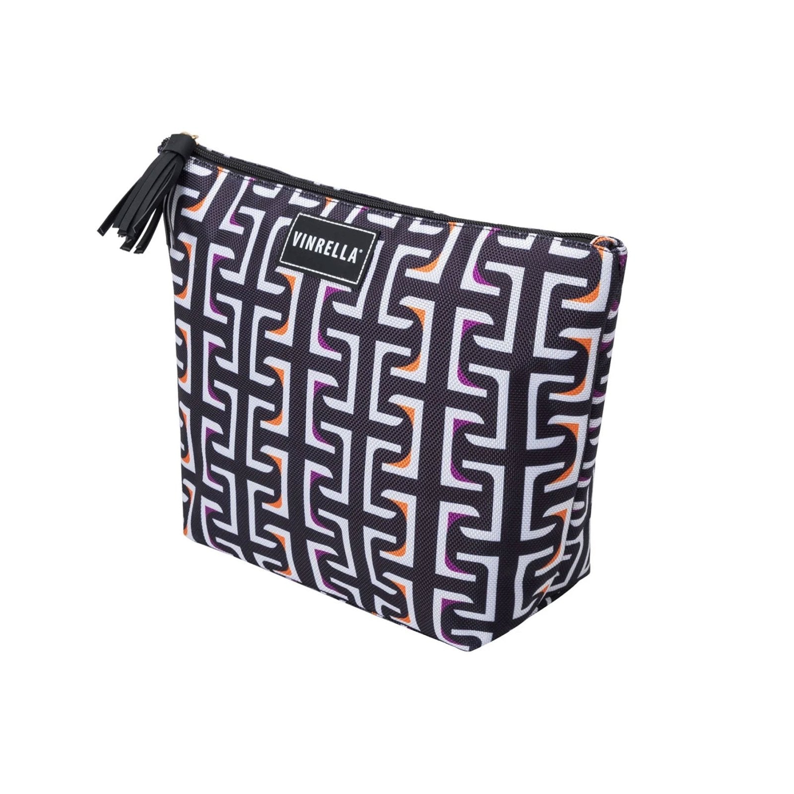 Geometric Black & White Cosmetic Bag - For Her - shop_name