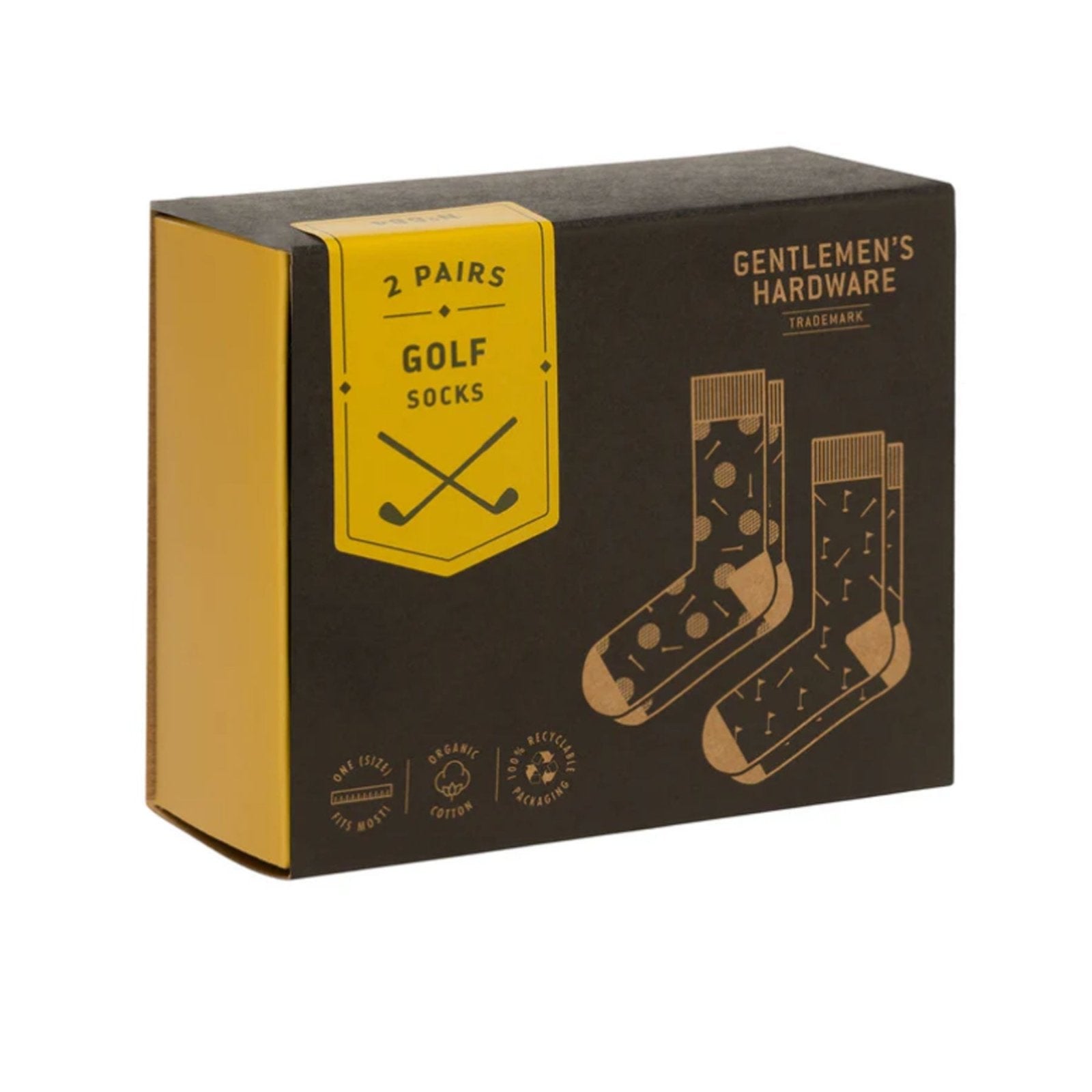 Golf Crew Socks, 2 pairs - For Him - shop_name