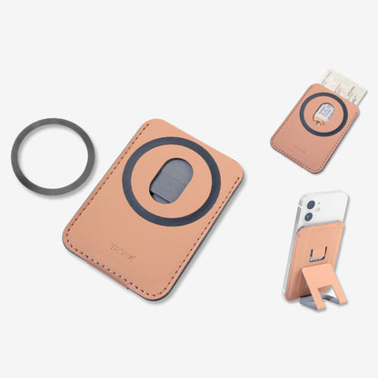 HILDECARD Mocha wallet with card slots for everyday essentials