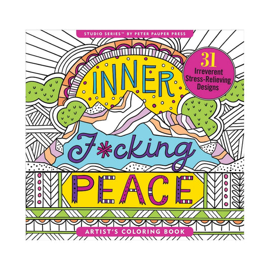 Inner F*cking Peace Artist's Coloring Book - Papergoods - shop_name