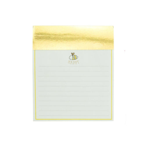 Jotter Notepad - Bee Happy - Papergoods - shop_name