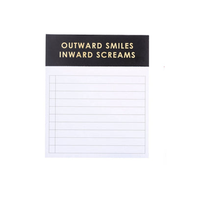 Jotter Notepad - Smiles and Screams - Papergoods - shop_name