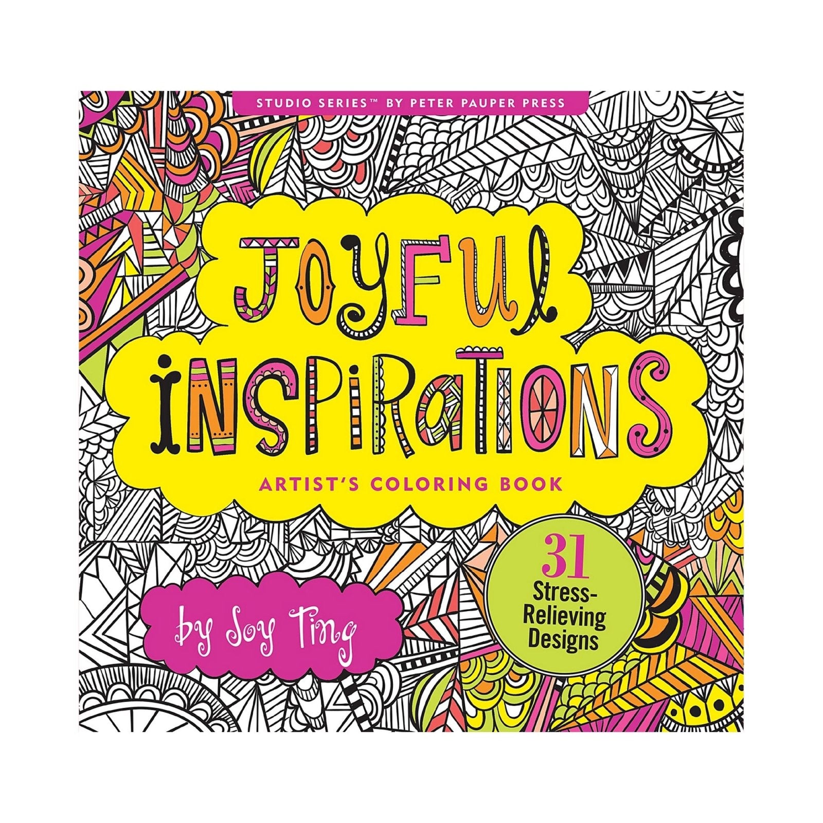 Joyful inspirations Artist's Coloring Book - Papergoods - shop_name
