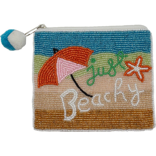 Just Beachy Beaded Coin Pouch - For Her - shop_name