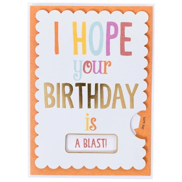 Just like You - Handmade spinner Birthday  Card