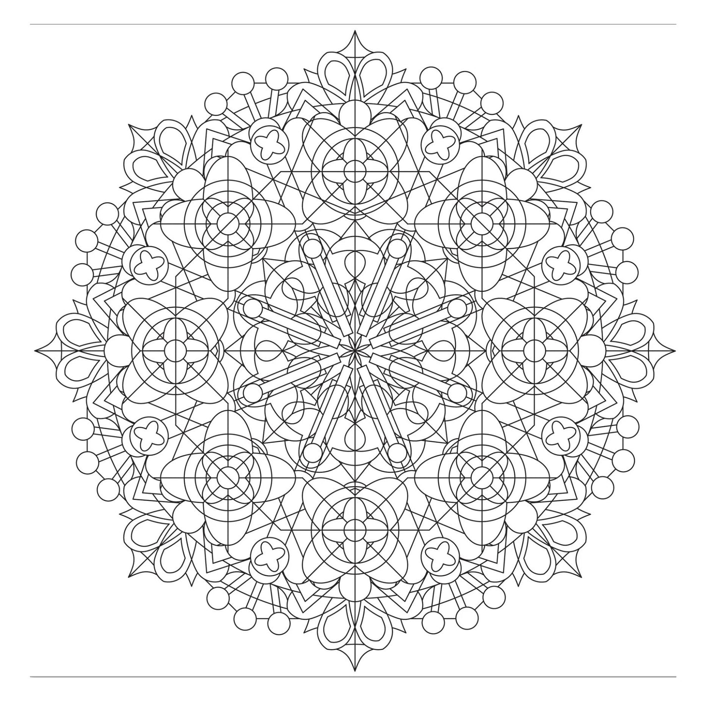 Kaleidoscope Artist's Coloring Book