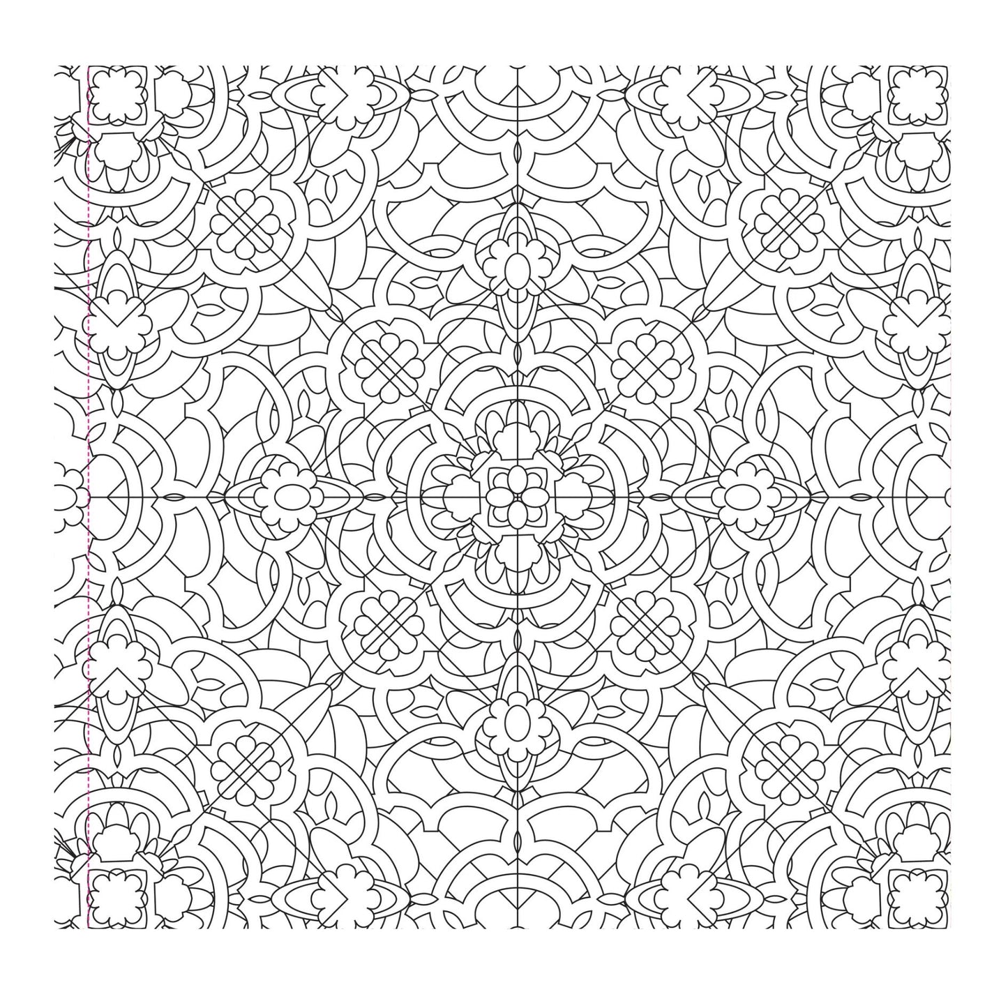 Kaleidoscope Artist's Coloring Book