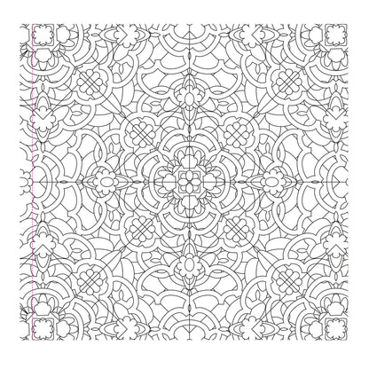 Kaleidoscope Artist's Coloring Book