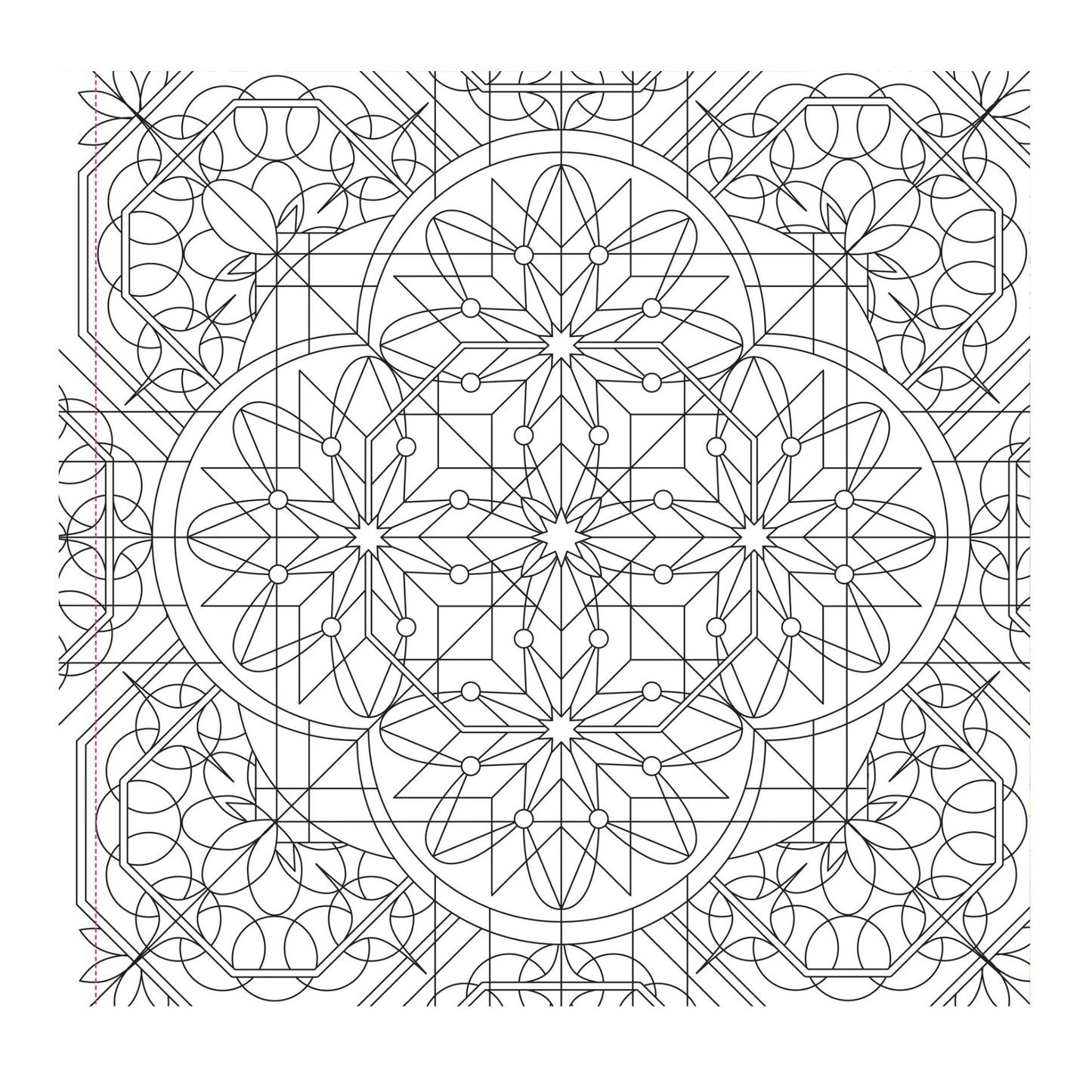 Kaleidoscope Artist's Coloring Book