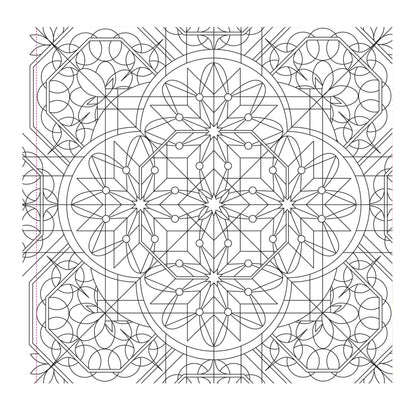 Kaleidoscope Artist's Coloring Book