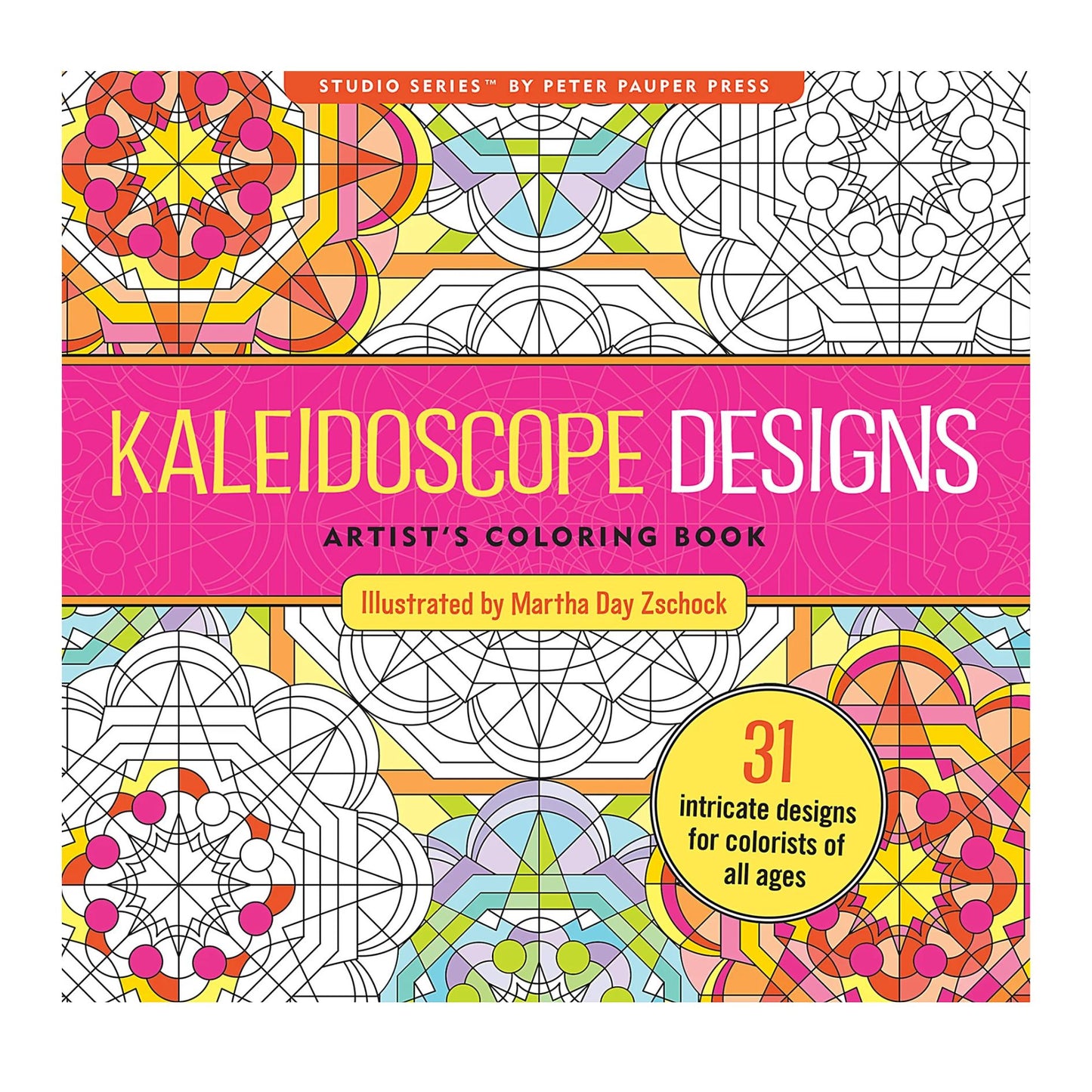 Kaleidoscope Artist's Coloring Book