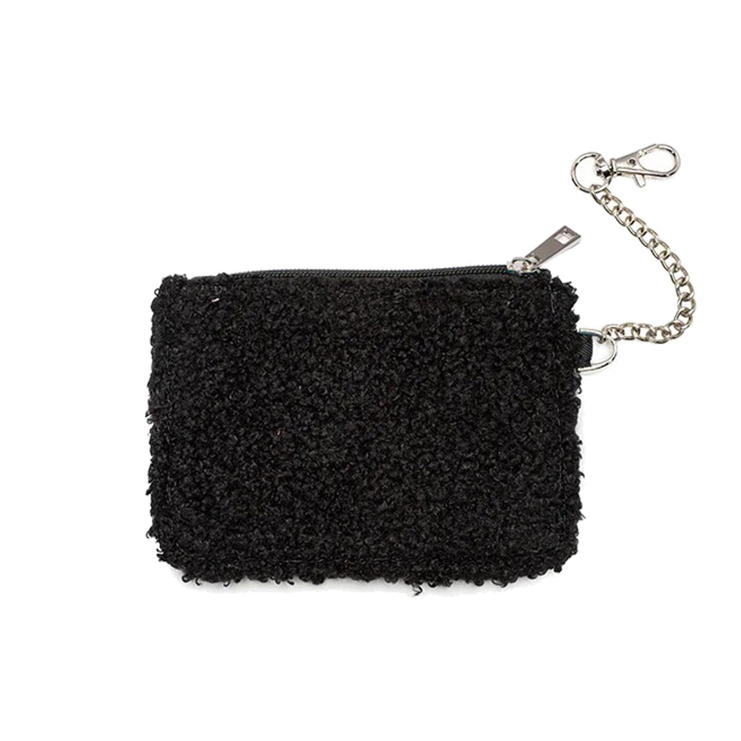 Black Crystal Key Chain Pouch