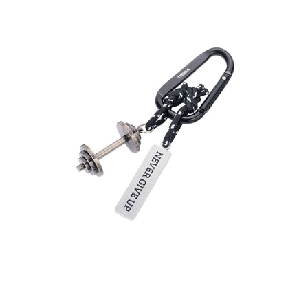 Keyring 'Never give up'