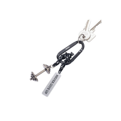 Keyring 'Never give up'