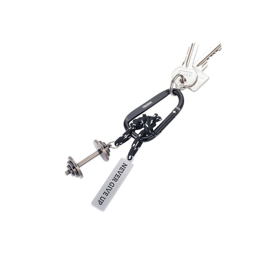 Keyring 'Never give up'