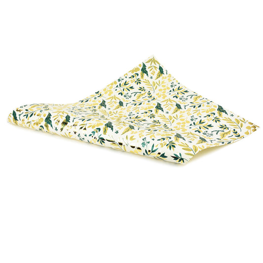 Cream and Golden Leaves