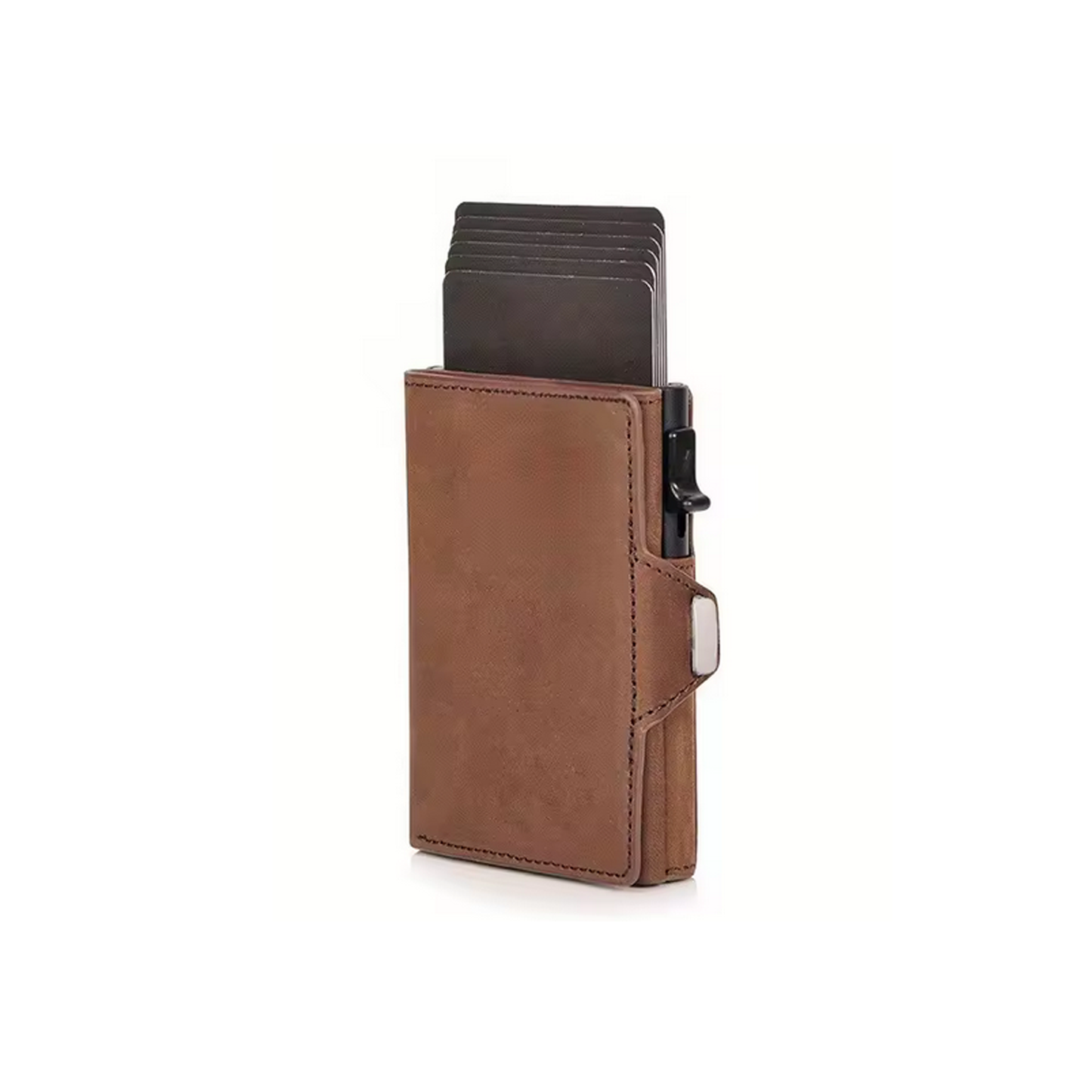 Leather Credit Pop-Up Card Case