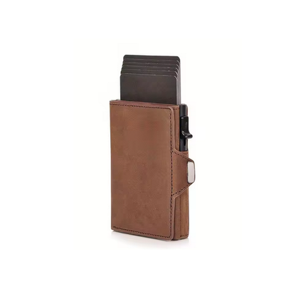 Leather Credit Pop-Up Card Case