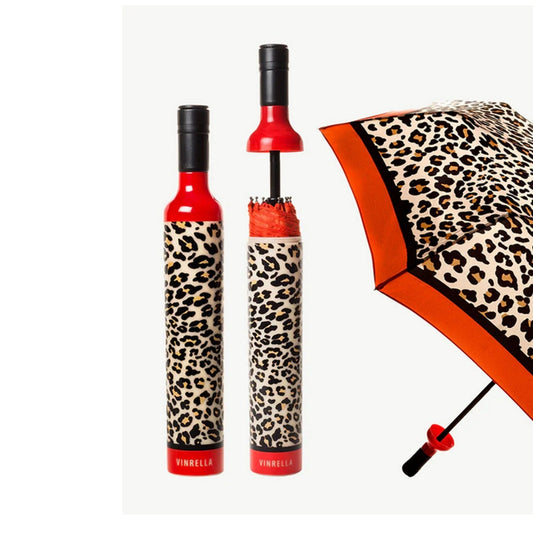 Leopard Print Bottle Umbrella - For Her - shop_name