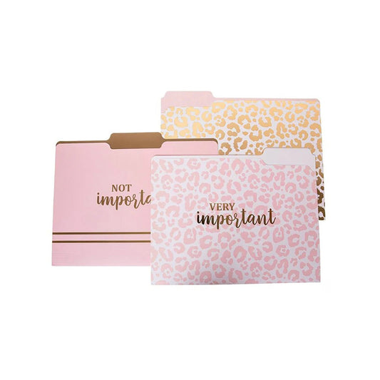 Leopard Print File Folder Set - Papergoods - shop_name