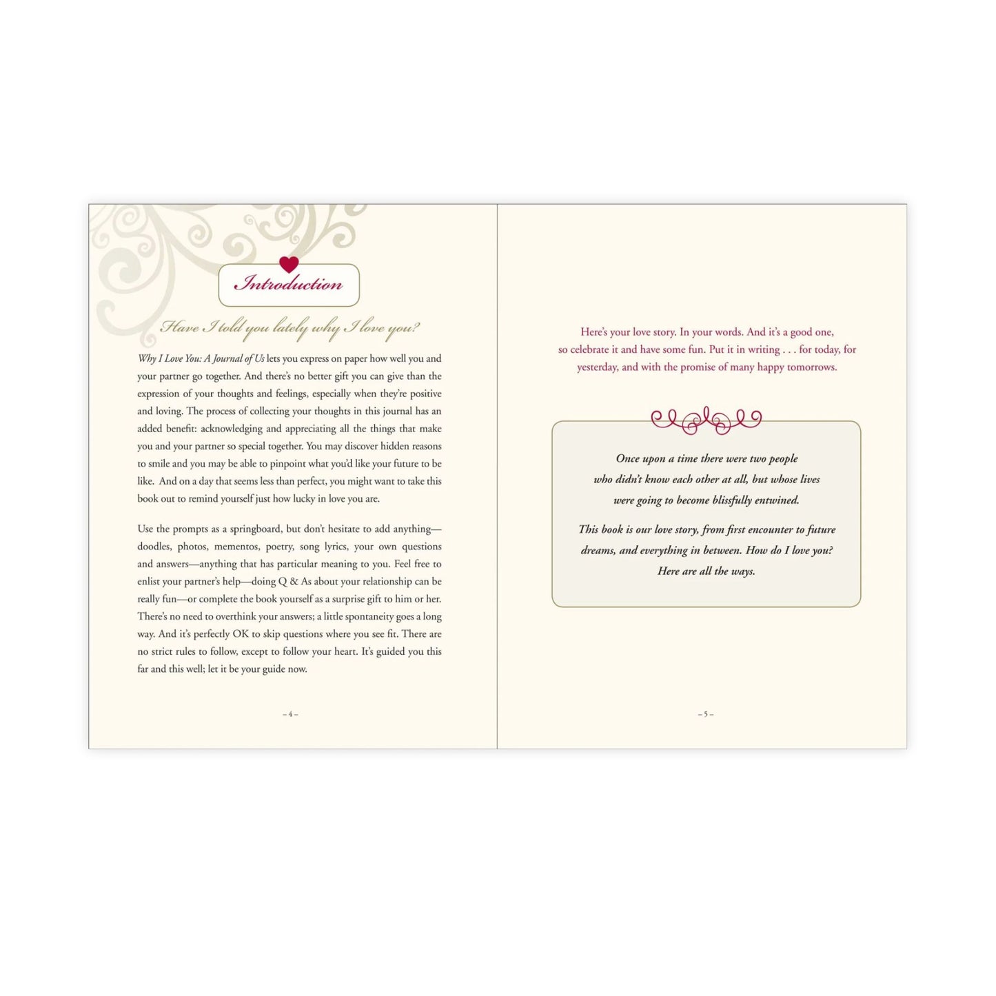 Why I Love You Journal