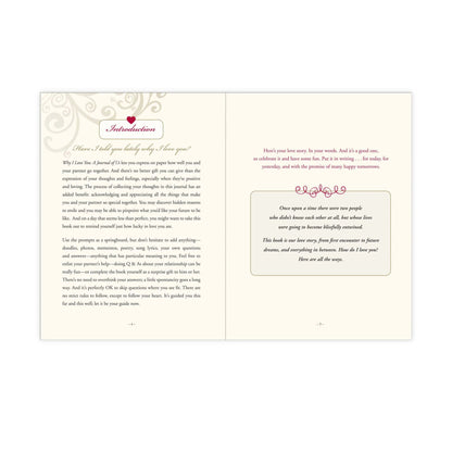 Why I Love You Journal