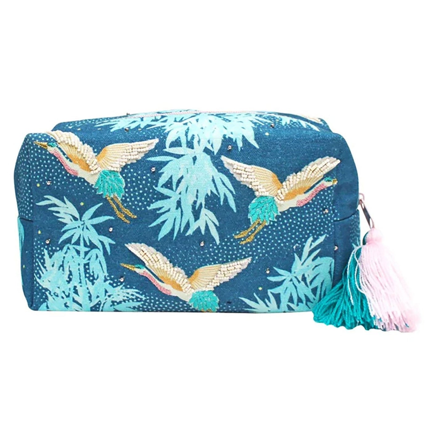 Luxe Crane Cosmetic Bag - For Her - shop_name
