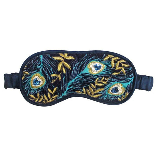 Luxe Peacock Eye Mask - For Her - shop_name