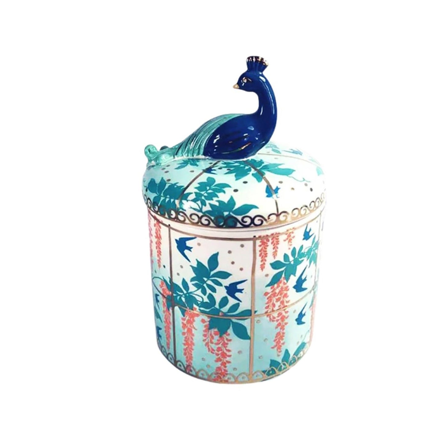 Luxe Peacock Jar - Living - shop_name