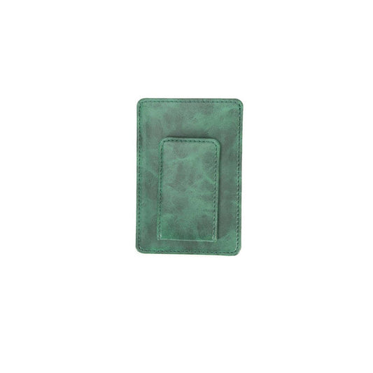 Magnetic Money Clip & Card Case Green - For Him - shop_name