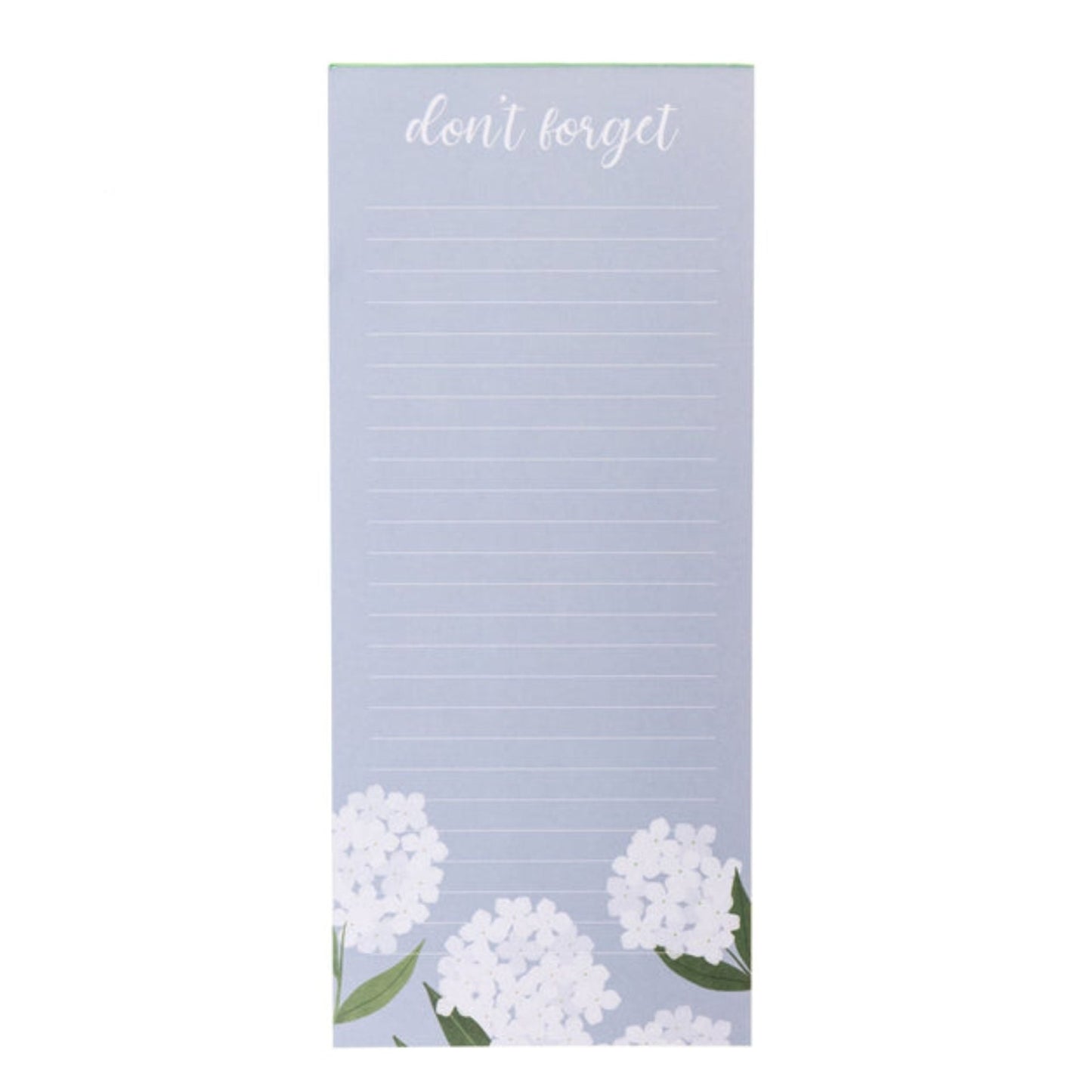 Magnetic Notepad White Hydrangeas - Papergoods - shop_name