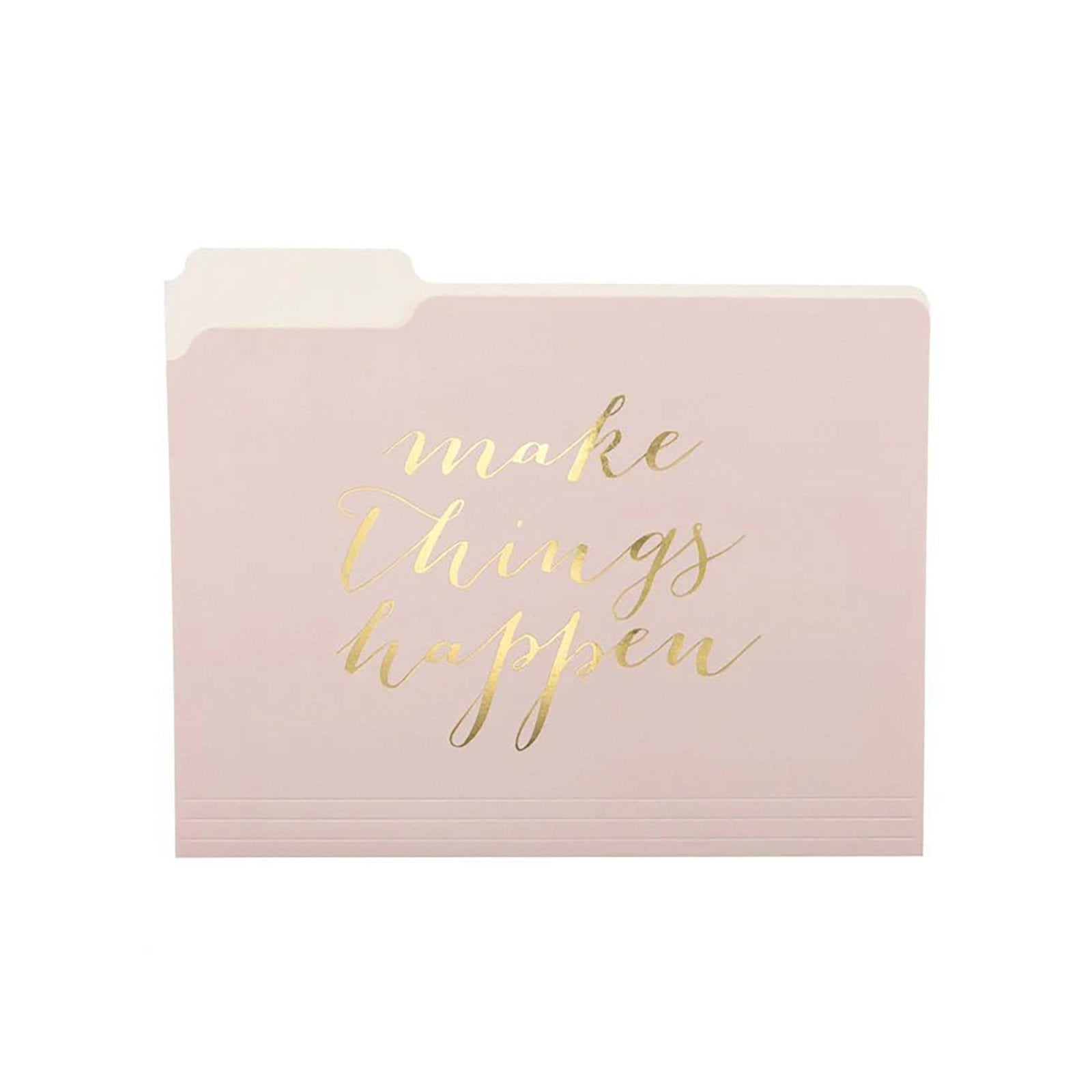 Make Things Happen File Folder Set of 3 - Papergoods - shop_name