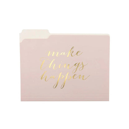 Make Things Happen File Folder Set of 3 - Papergoods - shop_name