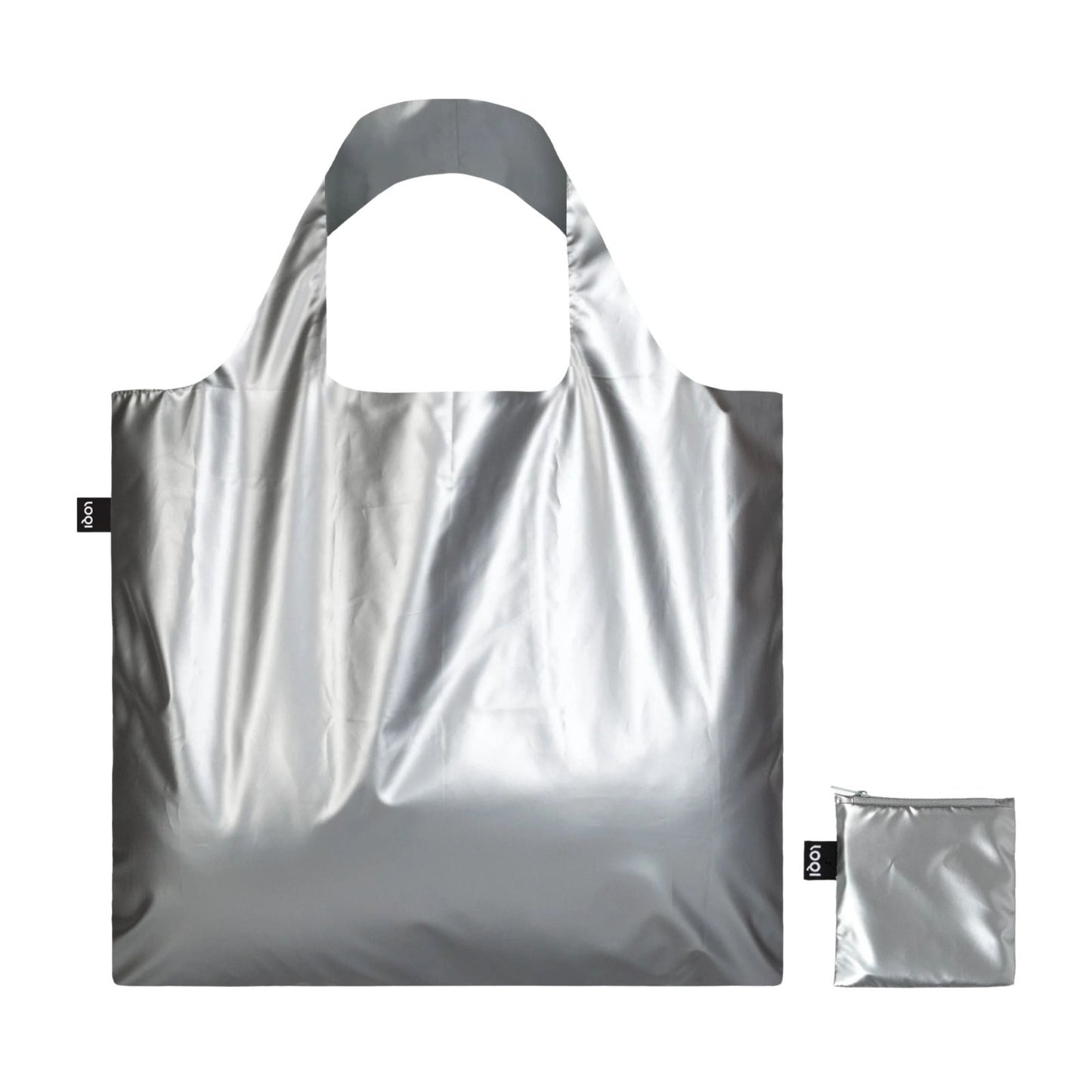 Metallic Rose Gold Reusable Folding Bag - shop_name