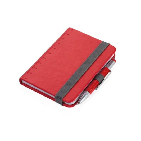 Journal recouvert de tissu avec stylo - Hortensia 6 x 8