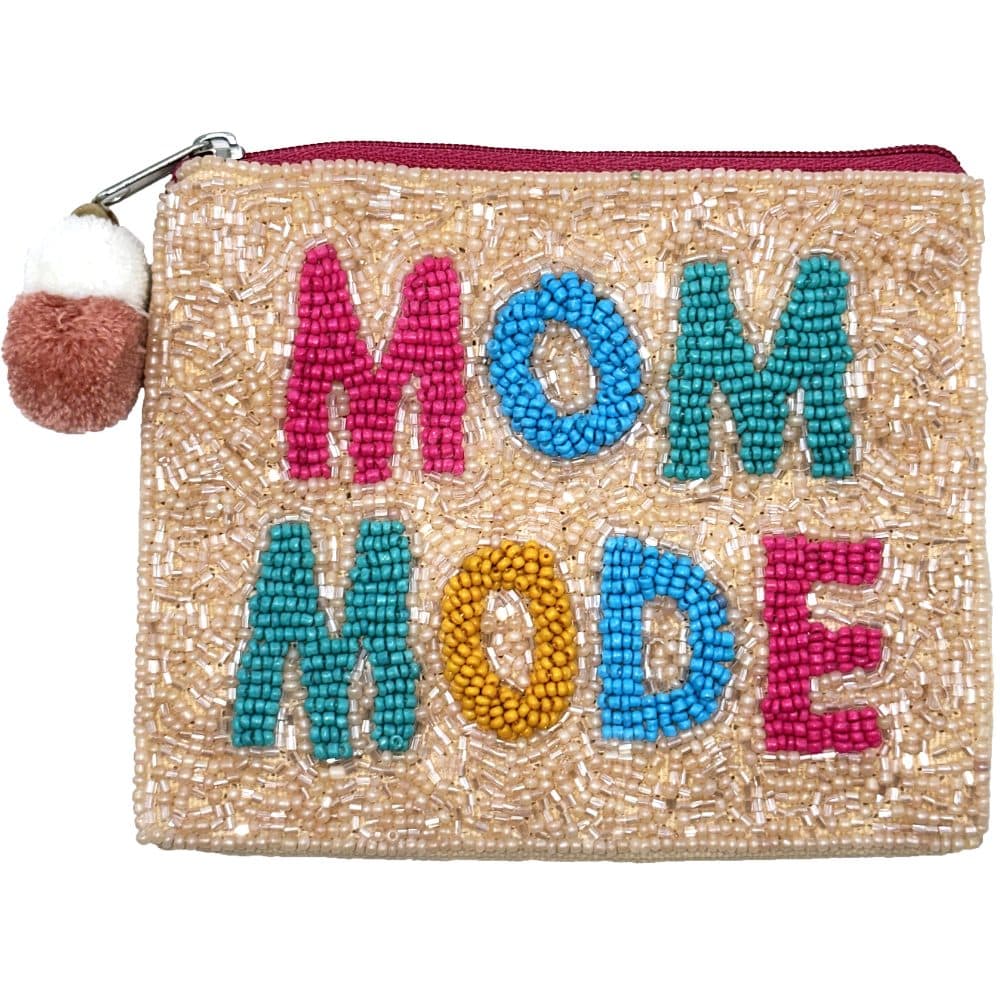 Mom Mode Beaded Coin Pouch - For Her - shop_name