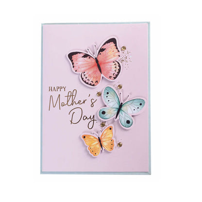 Butterflies Mother's Day Handmade Card