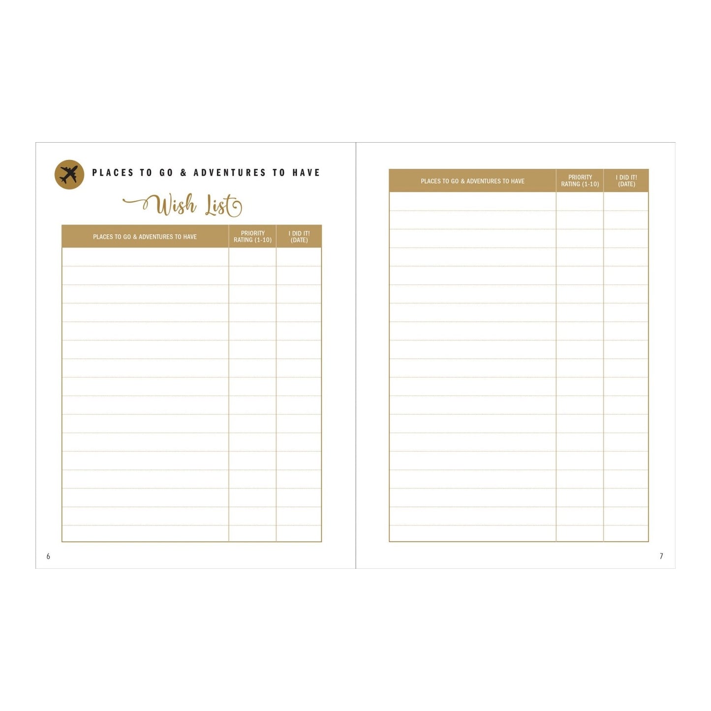 My Bucket List Journal - Papergoods - shop_name