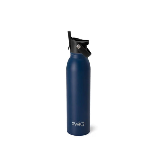Navy Blue Flip + Sip Bottle 20oz - shop_name
