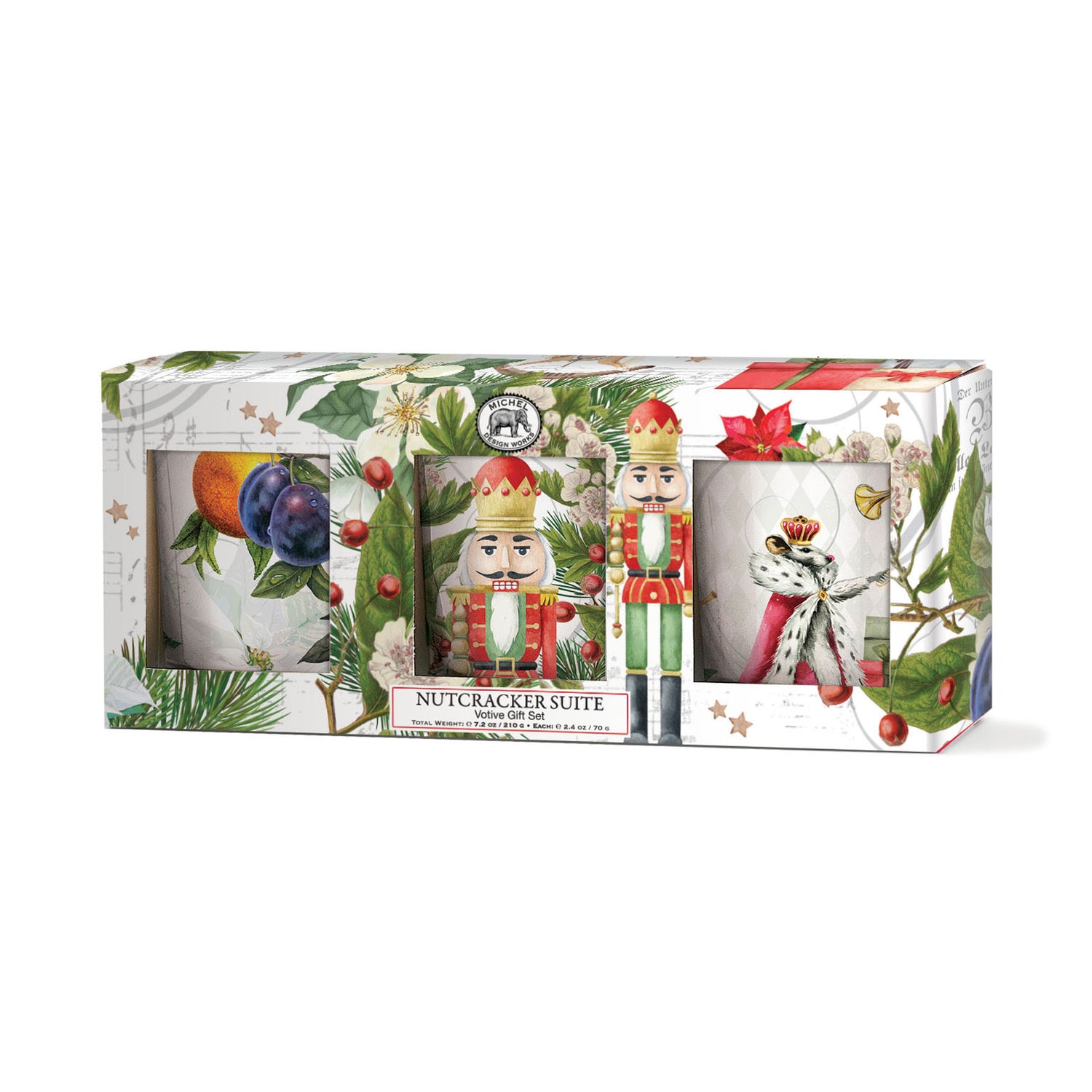 Nutcracker Suite Votive decorative votive candle set for cozy home fragrance
