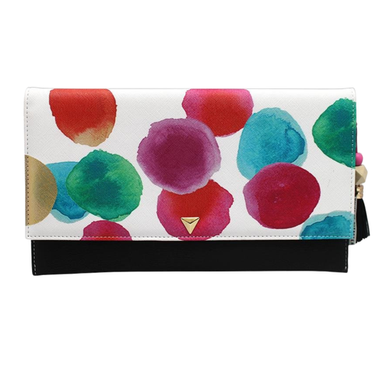 Paint Spotty Clutch Bag