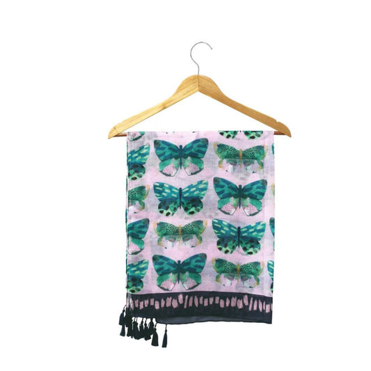 Papillon Pink Scarf